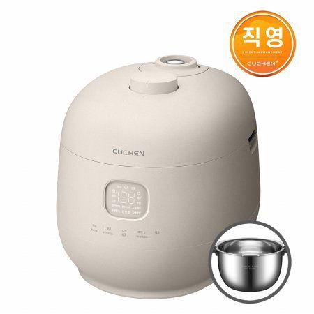 쿠첸 brain 풀스텐 듀얼프레셔 6인용 CRH-TWS0611E (베이지)