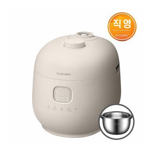 쿠첸 brain 풀스텐 듀얼프레셔 6인용 CRH-TWS0611E (베이지)
