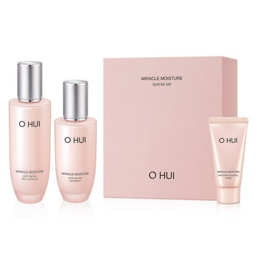 오휘 미라클 모이스처 핑크 베리어 스킨 150ml + 에멀전 100ml + 크림 25ml