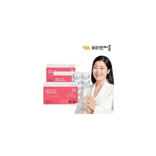 비타민마을 3중복합기능성 더블유 포뮬라 프로바이오틱스 아연 셀레늄 여성 질 유산균 3박스 총90캡슐 3개월분, 30정, 3개