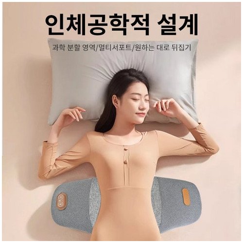 온열 3단 조절 허리 마사지기 허리베개 프로 안마기